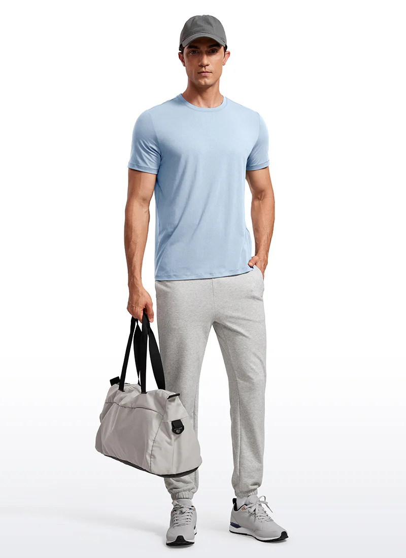 Quick Dry High Crewneck Short Sleeves Shirts - Image 51