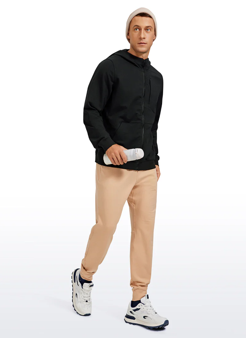 Cotton Terry Zip-up Jackets with Pockets - Image 8