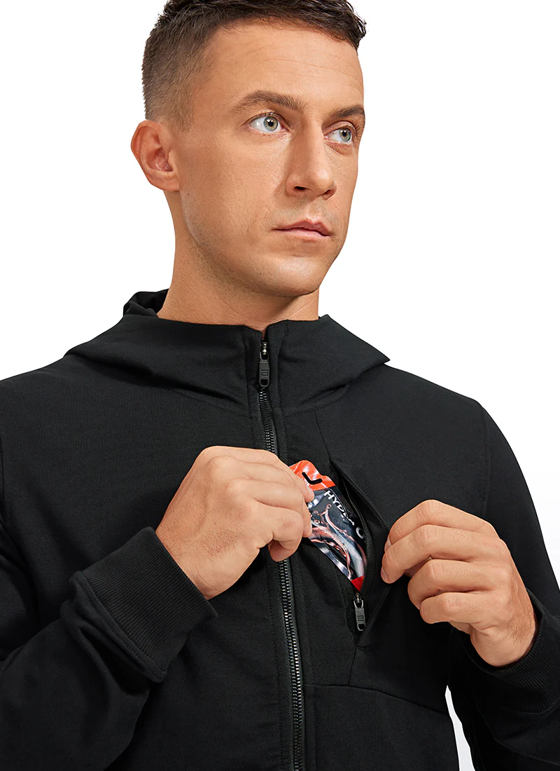 Cotton Terry Zip-up Jackets with Pockets - Image 9