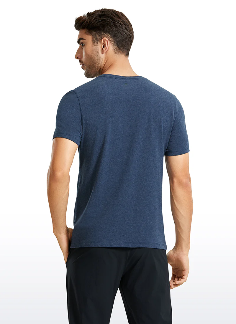 Pima Cotton Henley Short Sleeves - Image 6