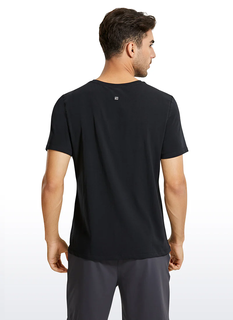 Pima Cotton Henley Short Sleeves - Image 9