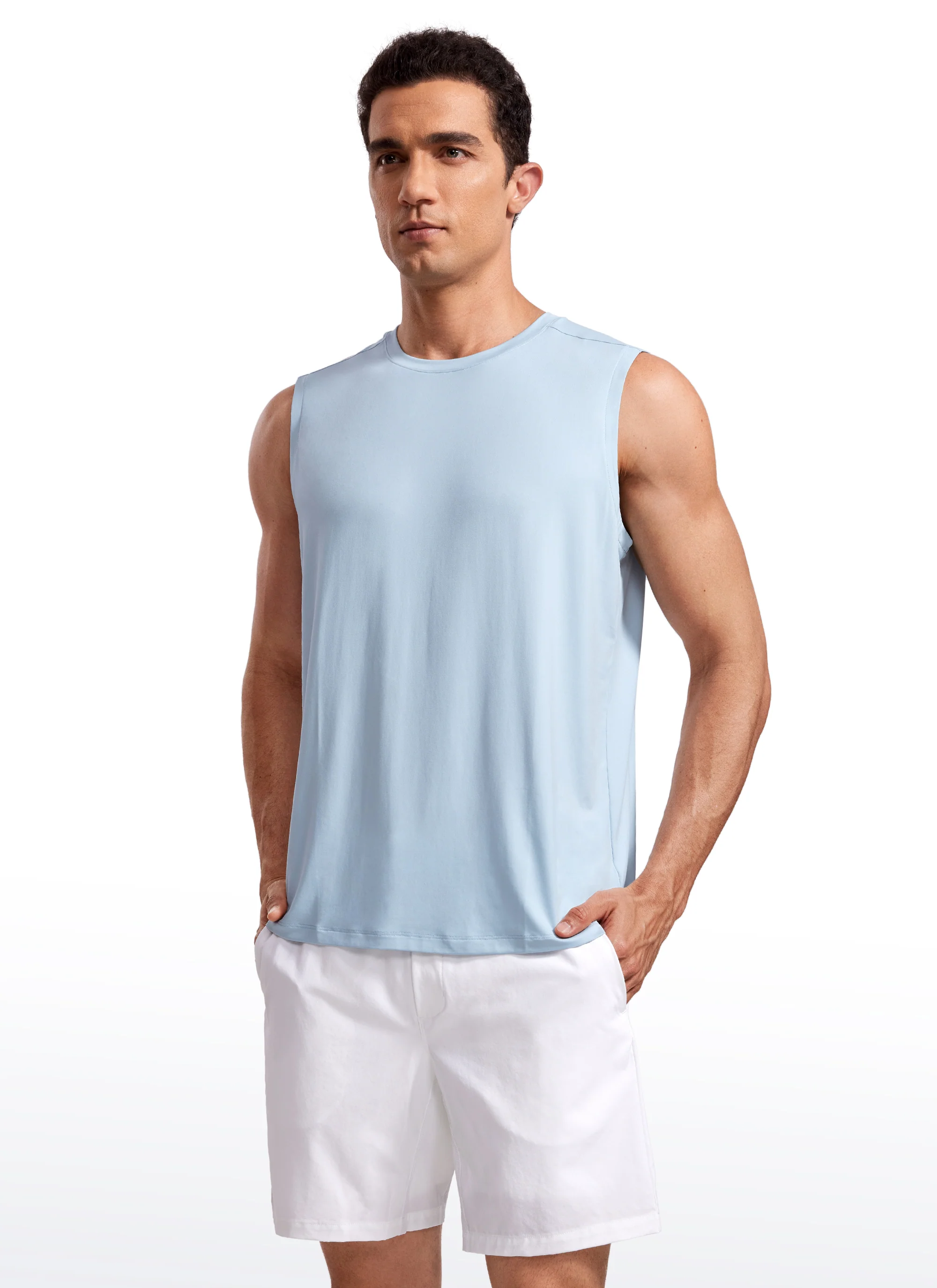 Stretch Quick Dry Tank Tops Crewneck - Image 26