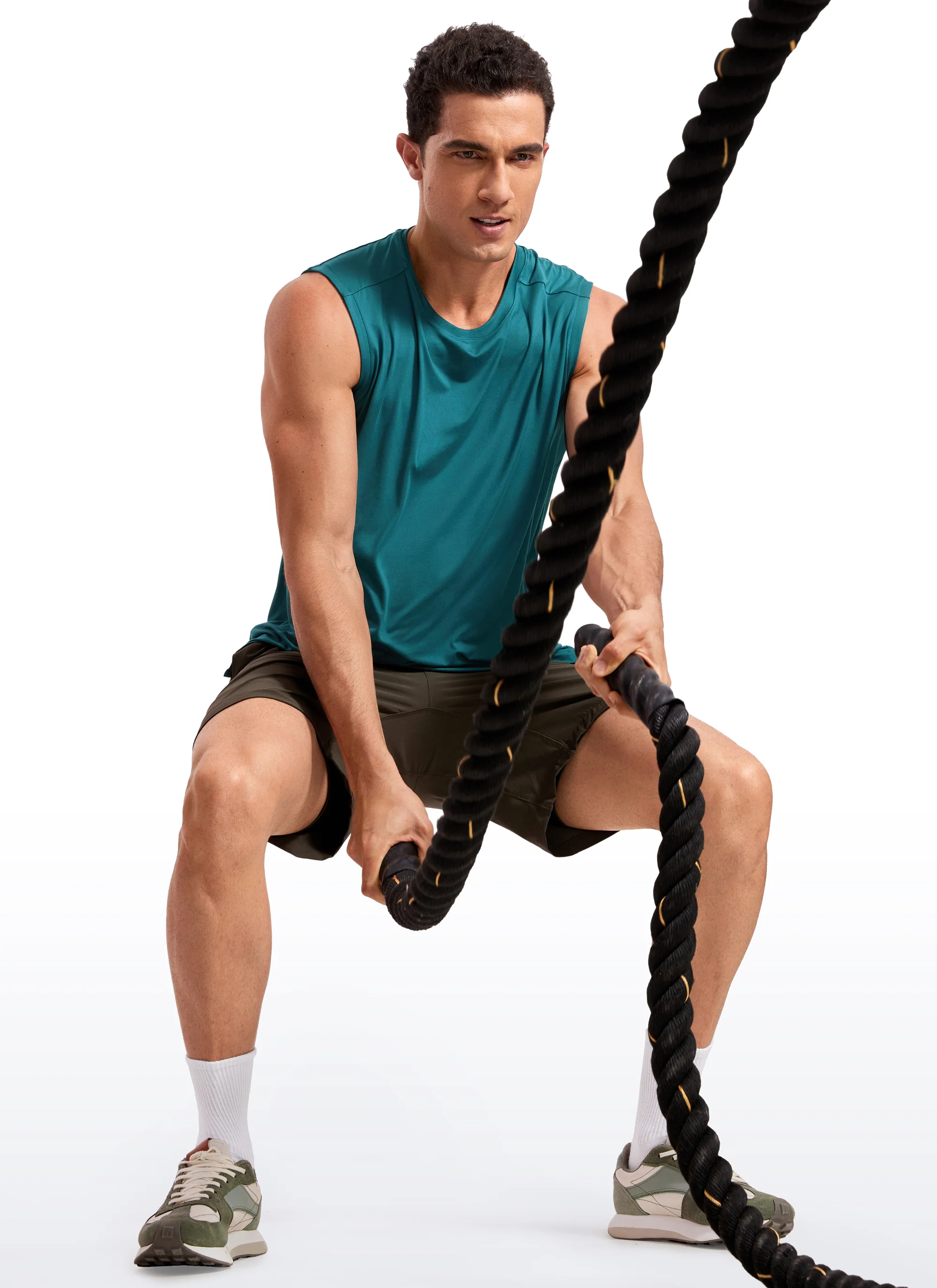 Stretch Quick Dry Tank Tops Crewneck - Image 39