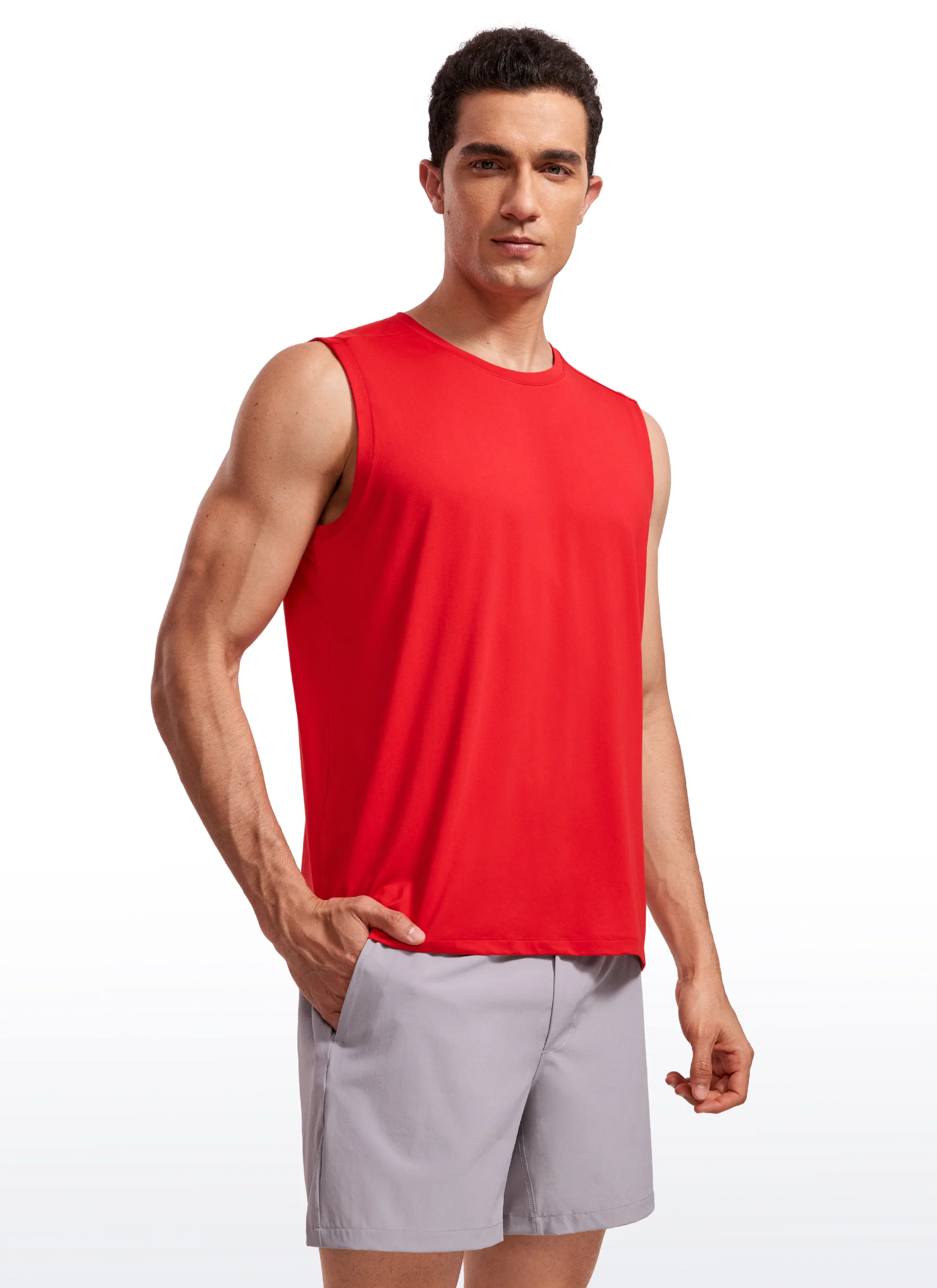 Stretch Quick Dry Tank Tops Crewneck - Image 41
