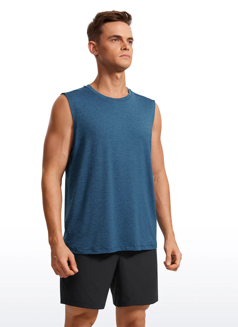 Stretch Quick Dry Tank Tops Crewneck - Image 44
