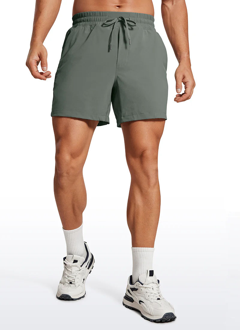 Feathery-Fit 2 in 1 Athletic Shorts 5''- with Pockets - Image 21