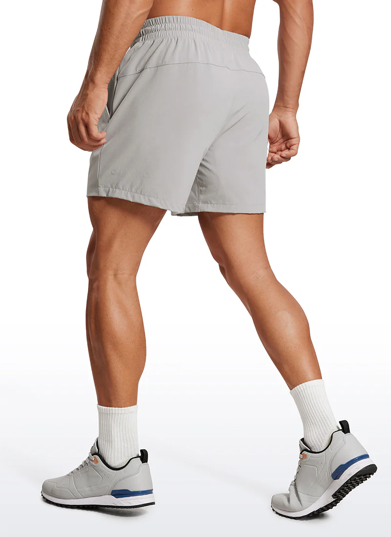 Feathery-Fit 2 in 1 Athletic Shorts 5''- with Pockets - Image 7