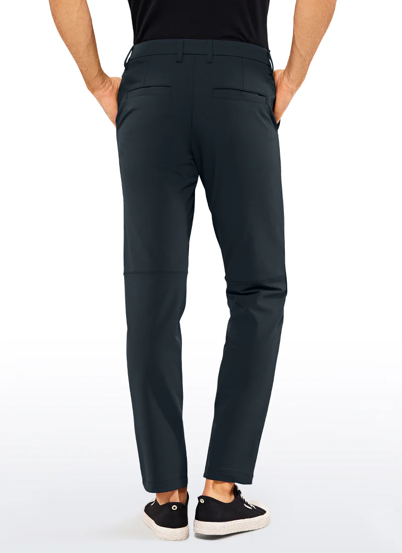 Stretch Slim-Fit Pants with Pockets 33'' - Image 2