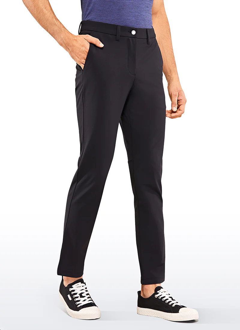 Stretch Slim-Fit Pants with Pockets 33'' - Image 6