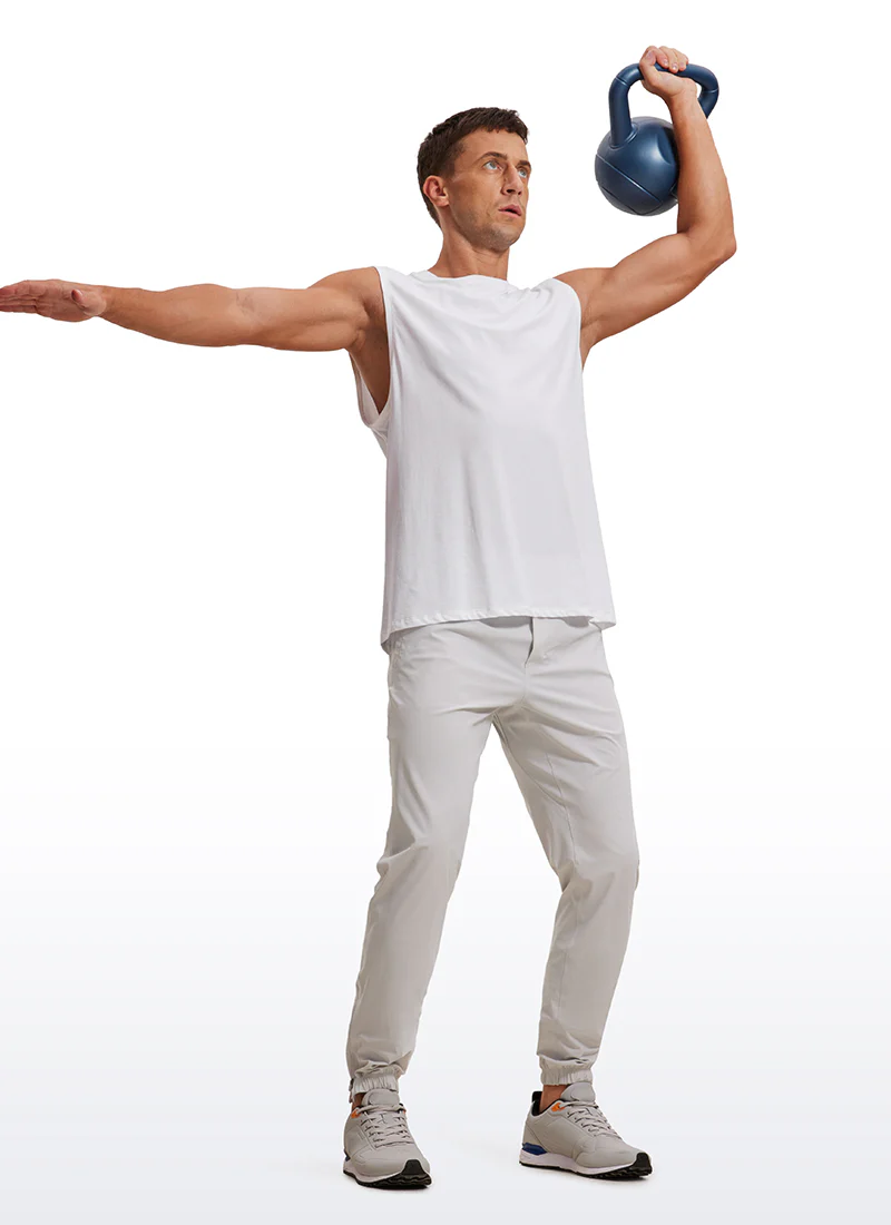 Lightweight Quick Dry Slim-Fit Joggers 29"-Zipper Pockets - Image 2