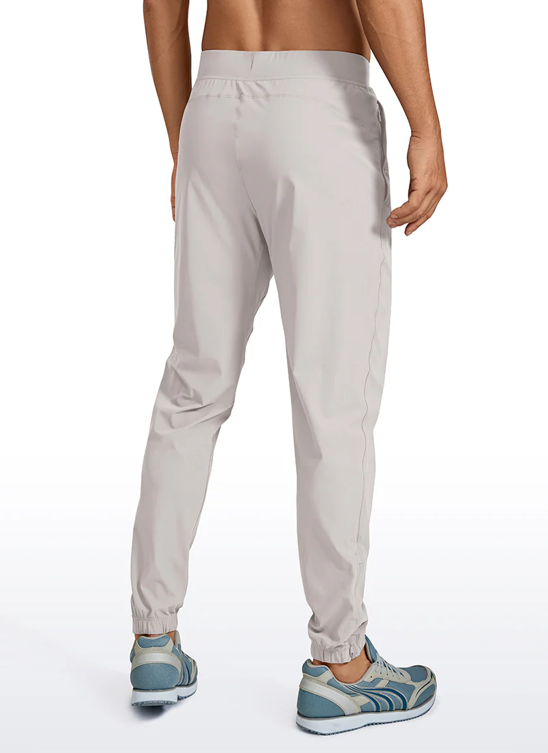 Lightweight Quick Dry Slim-Fit Joggers 29"-Zipper Pockets - Image 31