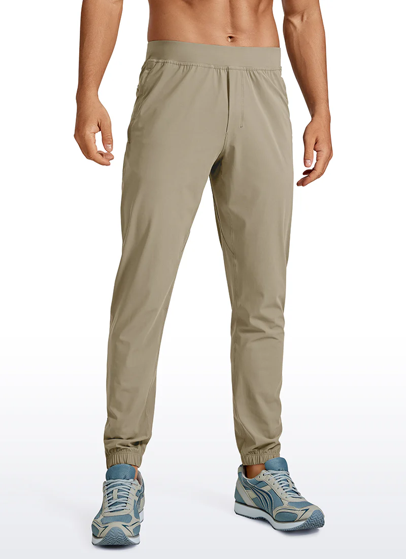 Lightweight Quick Dry Slim-Fit Joggers 29"-Zipper Pockets - Image 33
