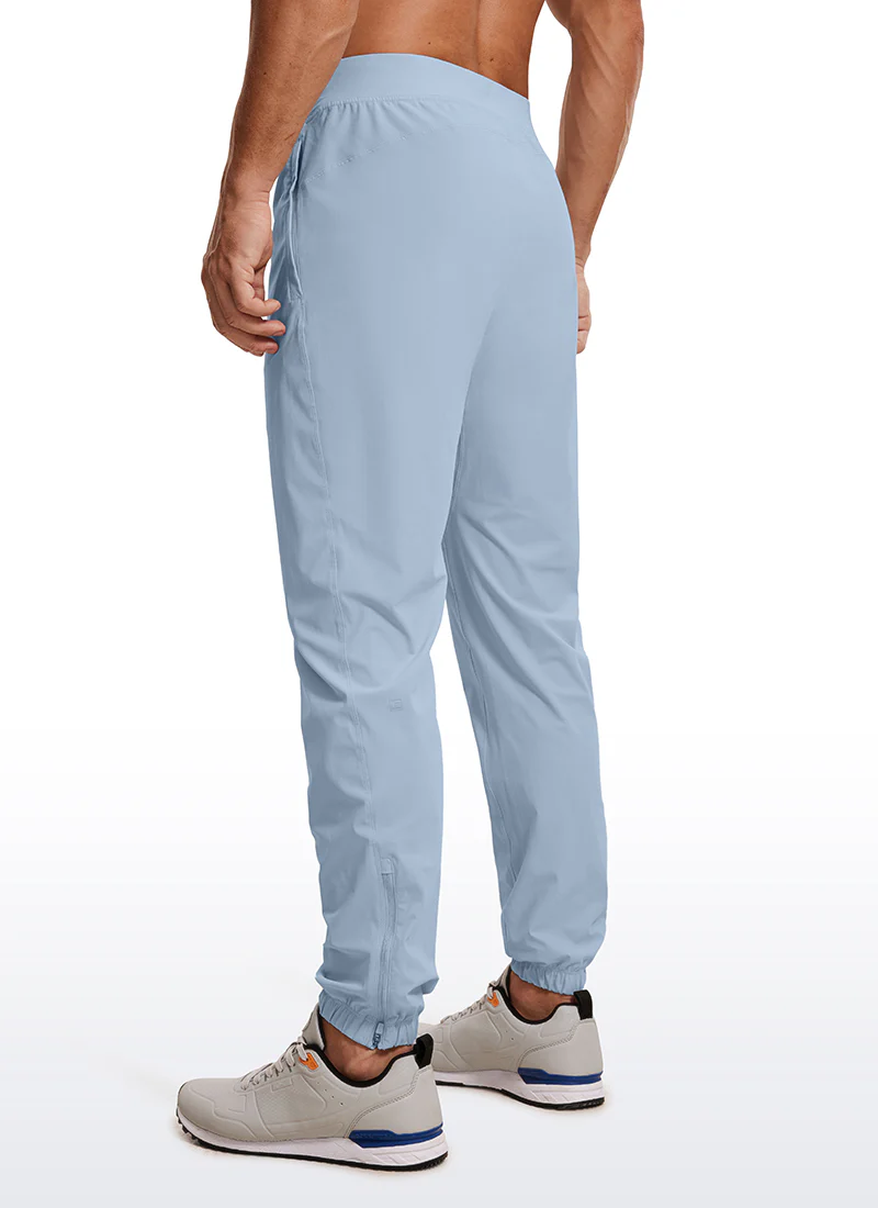 Lightweight Quick Dry Slim-Fit Joggers 29"-Zipper Pockets - Image 37