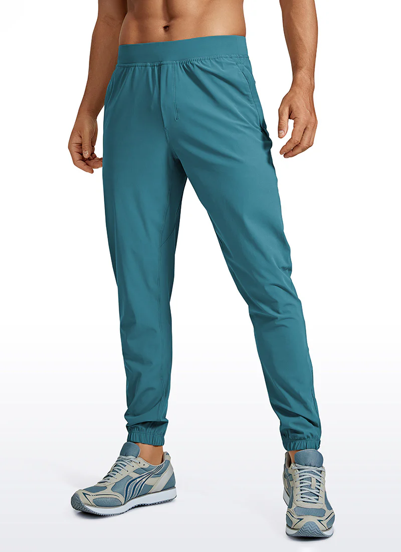 Lightweight Quick Dry Slim-Fit Joggers 29"-Zipper Pockets - Image 4