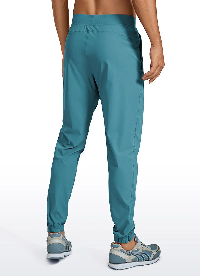 Lightweight Quick Dry Slim-Fit Joggers 29"-Zipper Pockets - Image 5