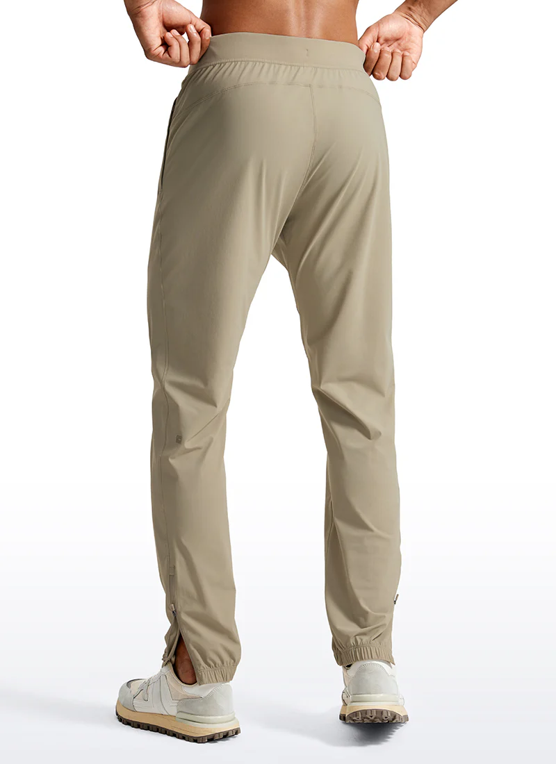 Lightweight Quick Dry Slim-Fit Joggers 31"-Zipper Pockets - Image 28