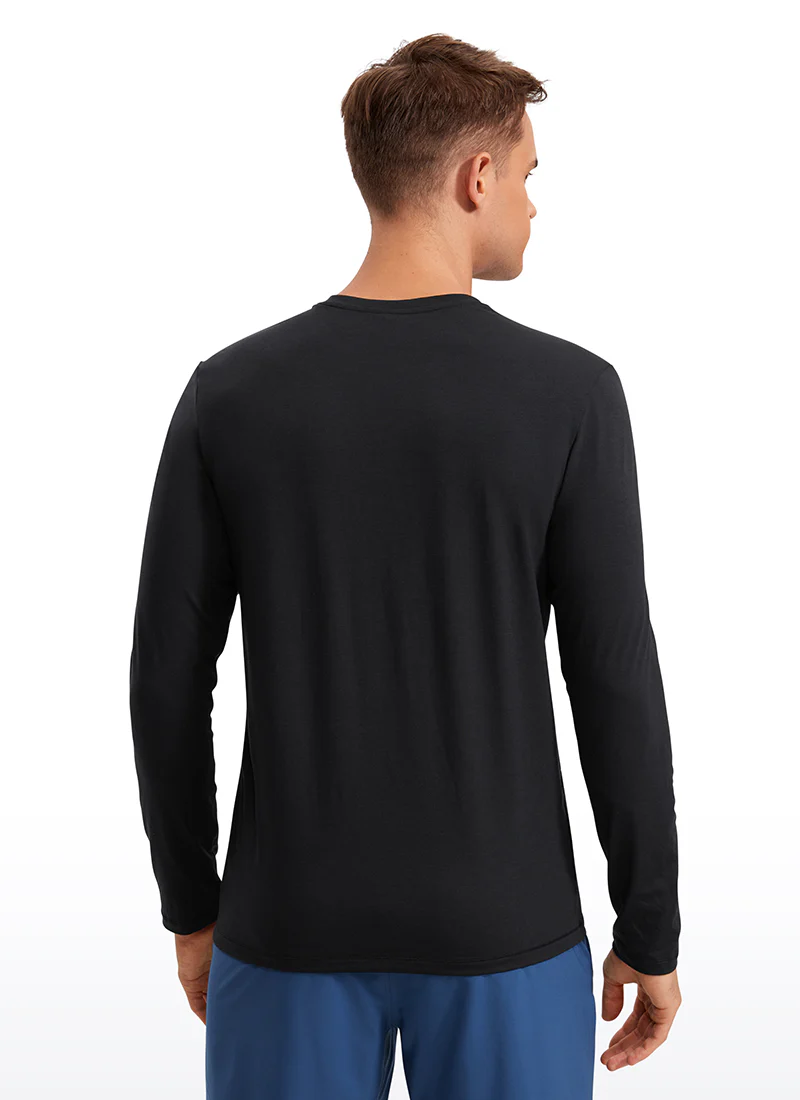 Quick Dry High Crewneck Long Sleeves Shirts - Image 2