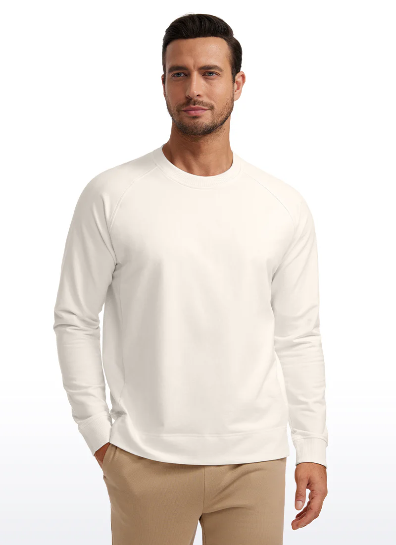 French Terry Pullover Sweatshirts with Zip Pockets - Image 32