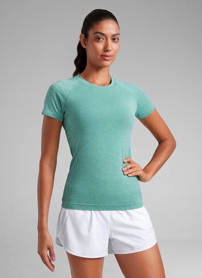 Seamless Hip Length Short Sleeve - Image 35
