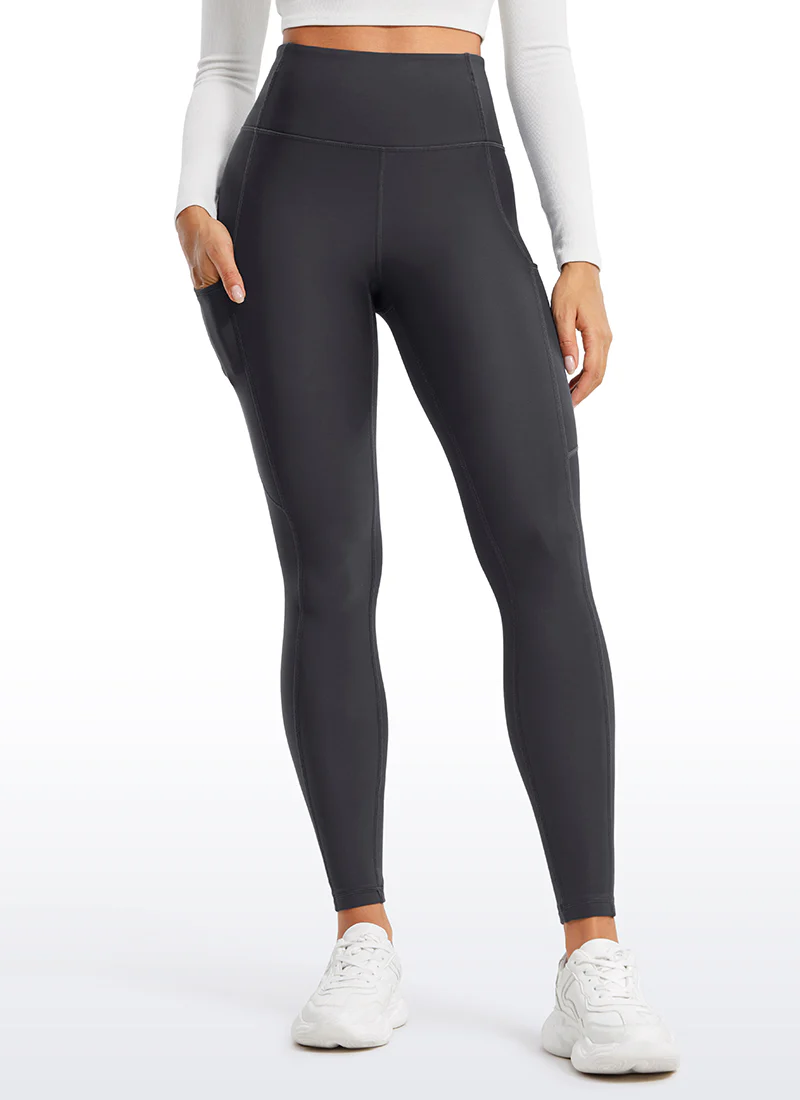 Thermal Fleece Lined Pocket Legging 28'' - Image 37