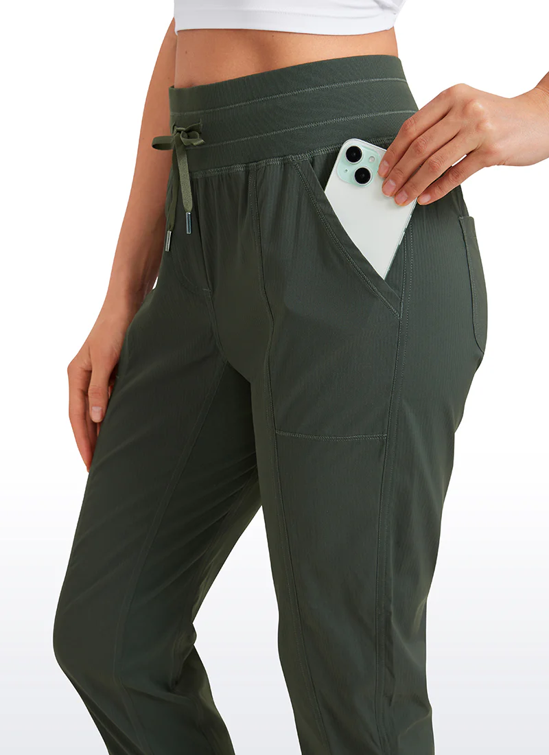 Striped Pants with Pockets 25''- Cinched Leg - Image 14