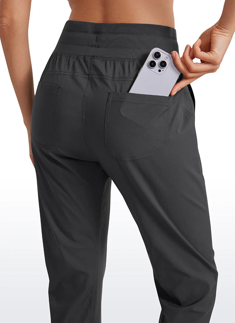 Striped Pants with Pockets 25''- Cinched Leg - Image 19