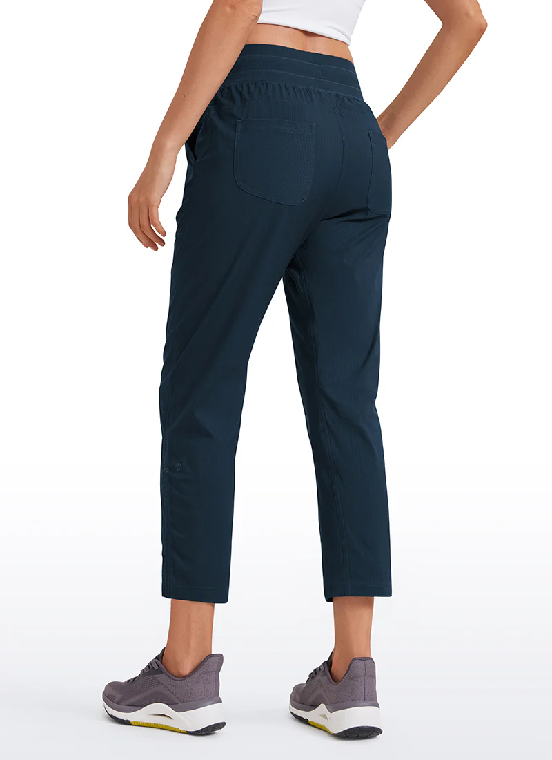 Striped Pants with Pockets 25''- Cinched Leg - Image 2