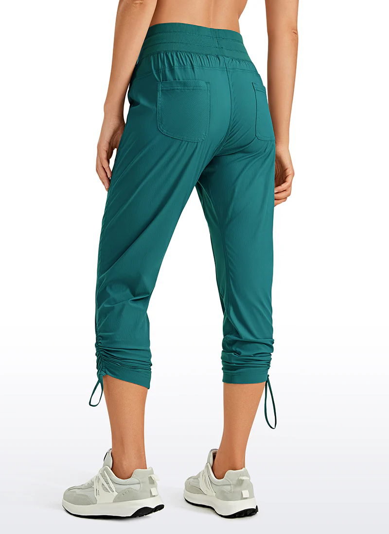 Striped Pants with Pockets 25''- Cinched Leg - Image 25