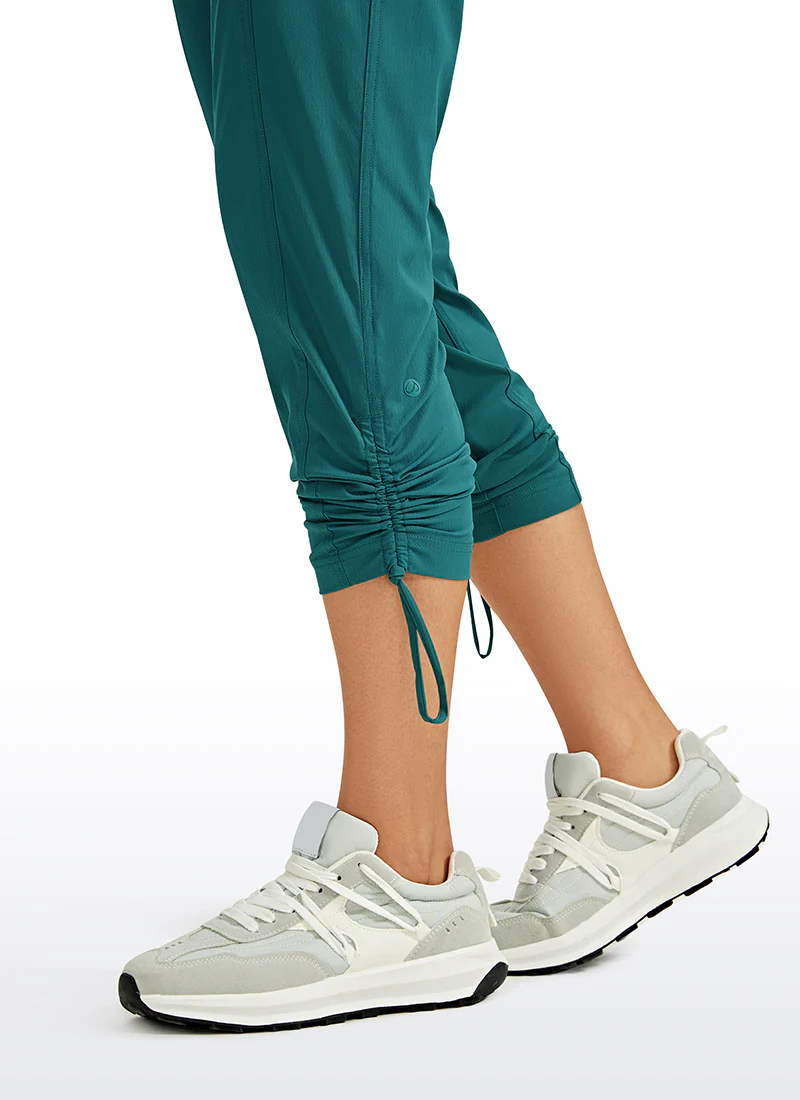 Striped Pants with Pockets 25''- Cinched Leg - Image 26