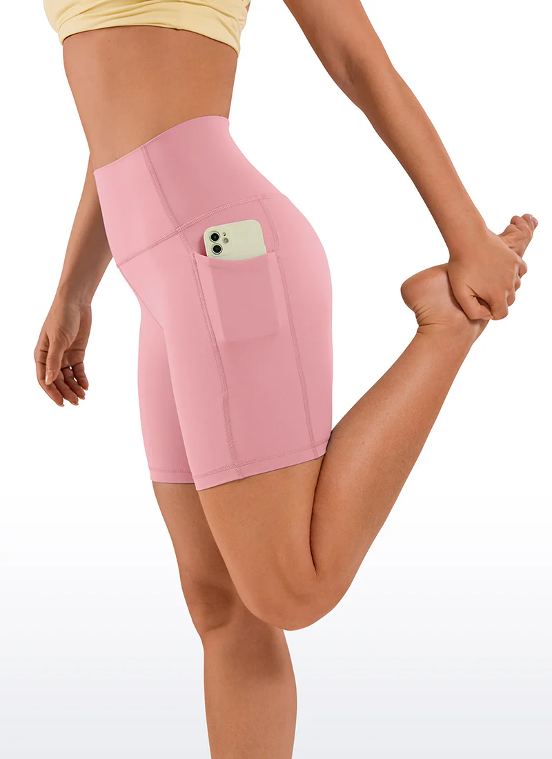Nakedfeel Pocket Yoga Shorts 6'' - Image 3