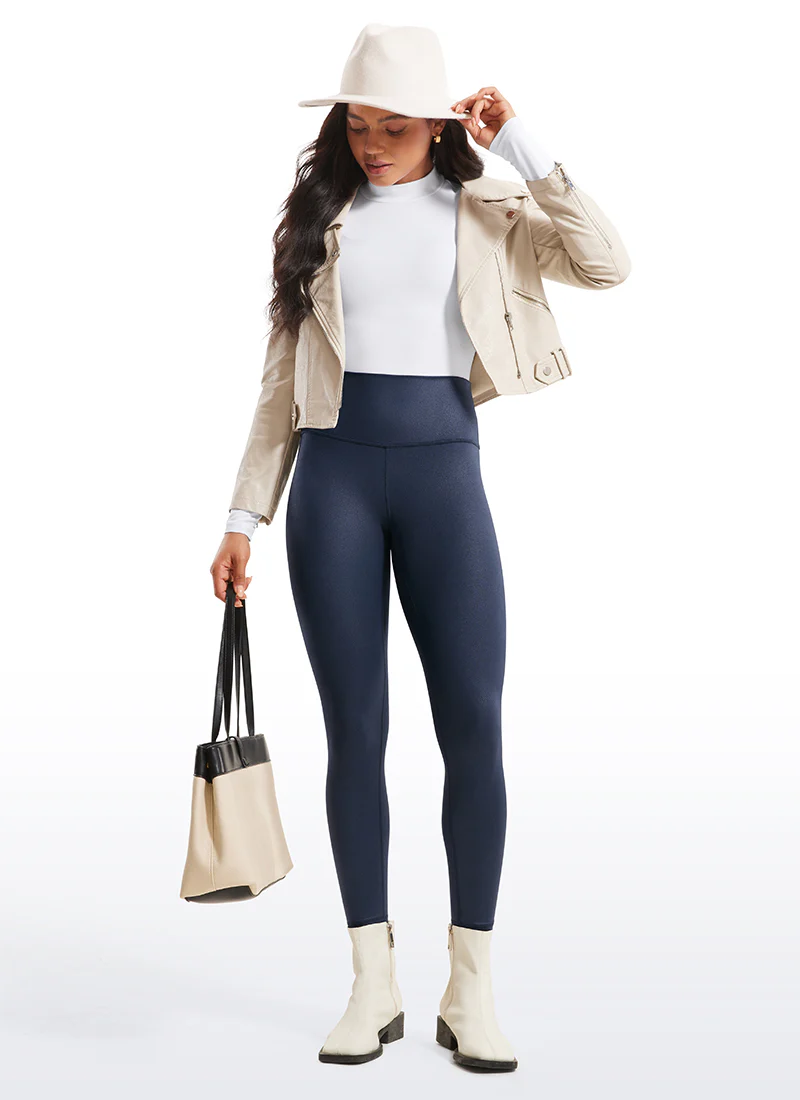 Matte Faux Leather Legging 28'' - Image 20