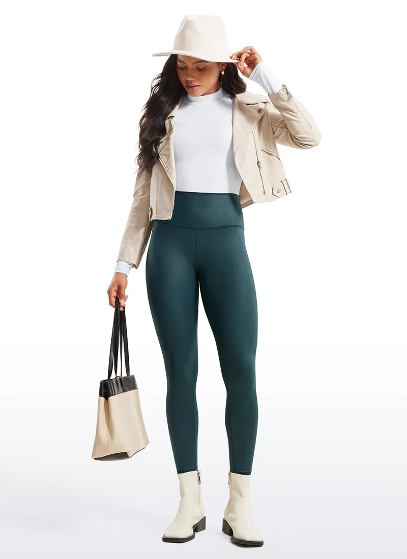 Matte Faux Leather Legging 28'' - Image 23