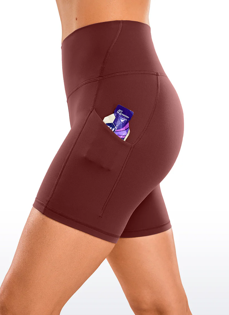 Butterluxe Pocket Yoga Shorts 5'' - Image 3