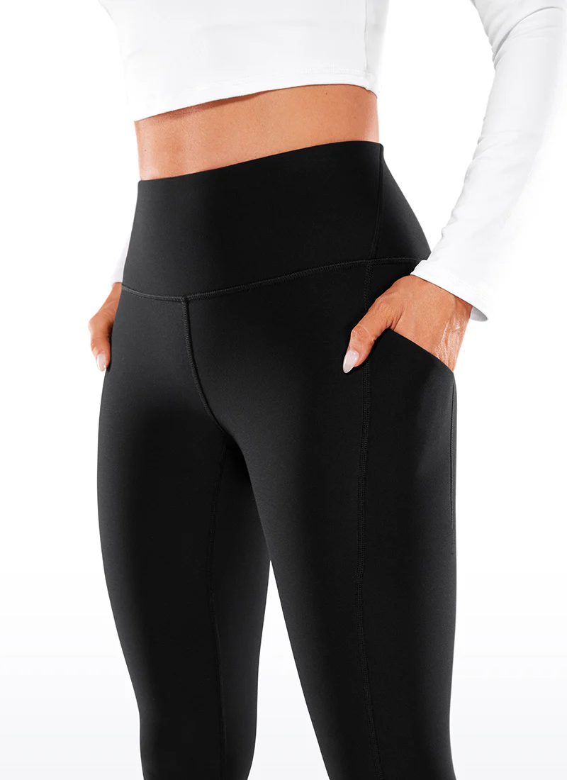 Fleece Lined Soft Pocket Legging 26.5" - Image 10