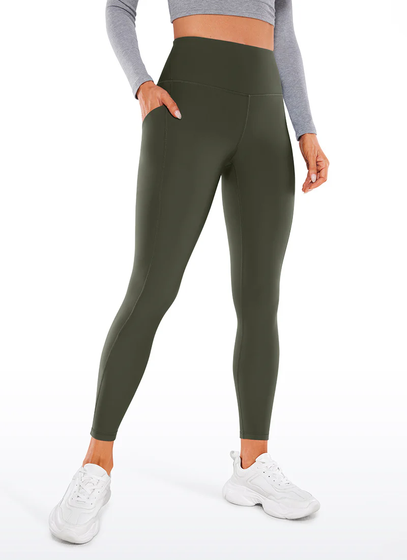Fleece Lined Soft Pocket Legging 26.5" - Image 17