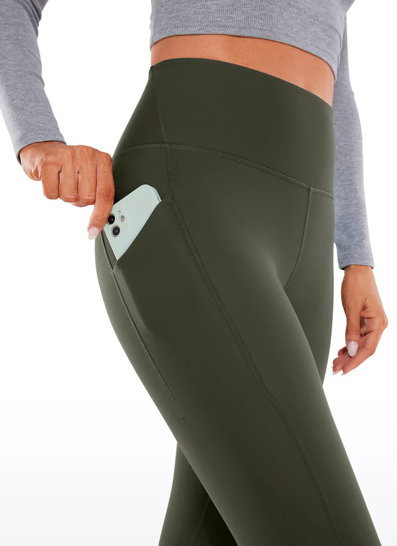Fleece Lined Soft Pocket Legging 26.5" - Image 20