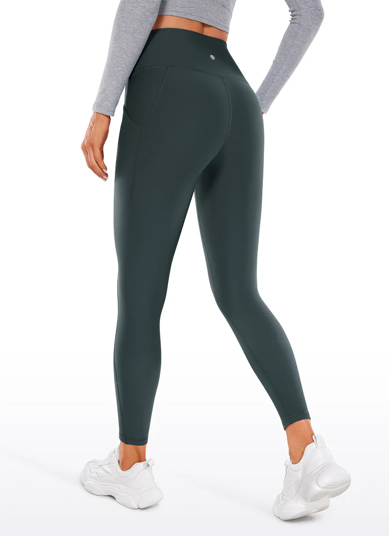 Fleece Lined Soft Pocket Legging 26.5" - Image 29