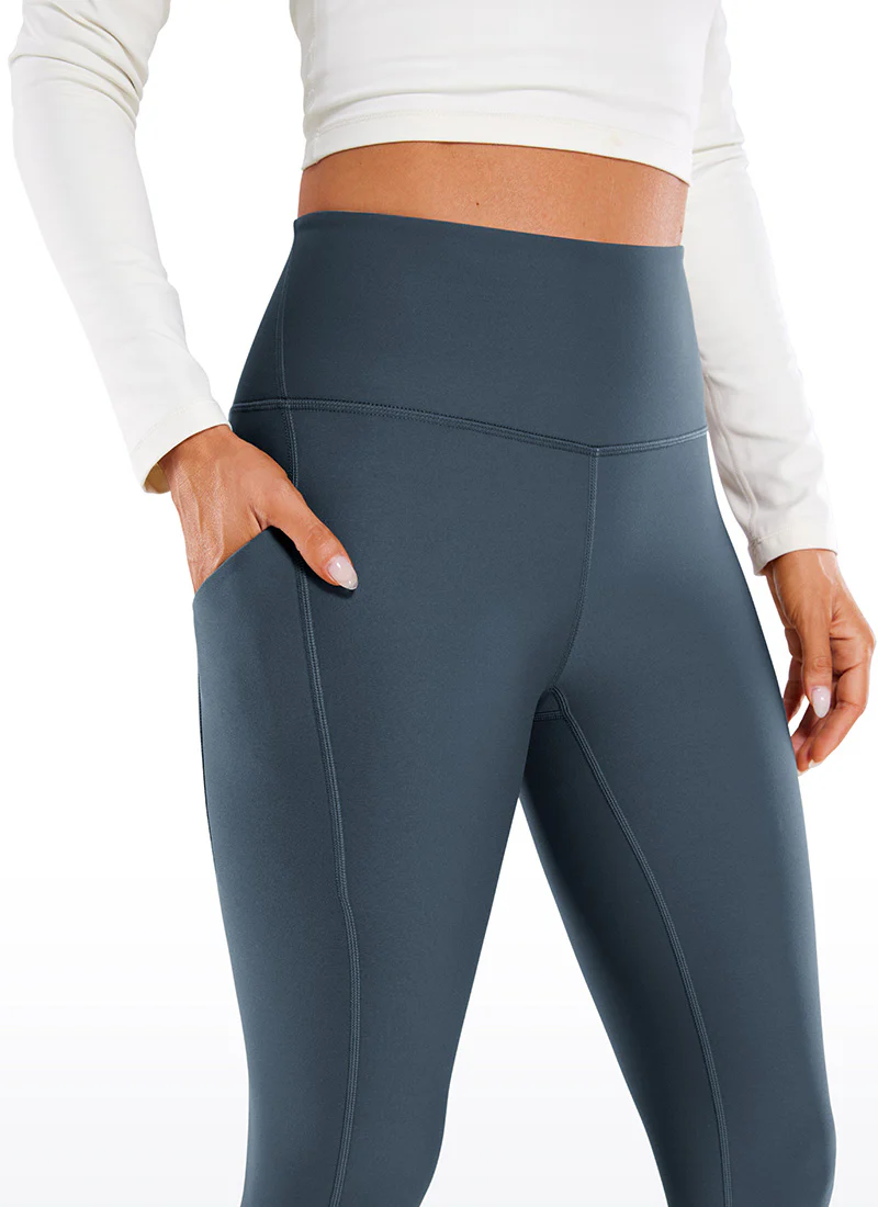 Fleece Lined Soft Pocket Legging 26.5" - Image 39