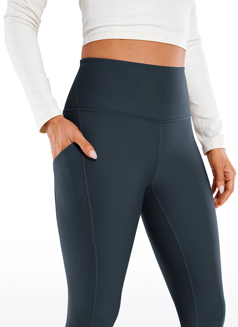 Fleece Lined Soft Pocket Legging 26.5" - Image 4