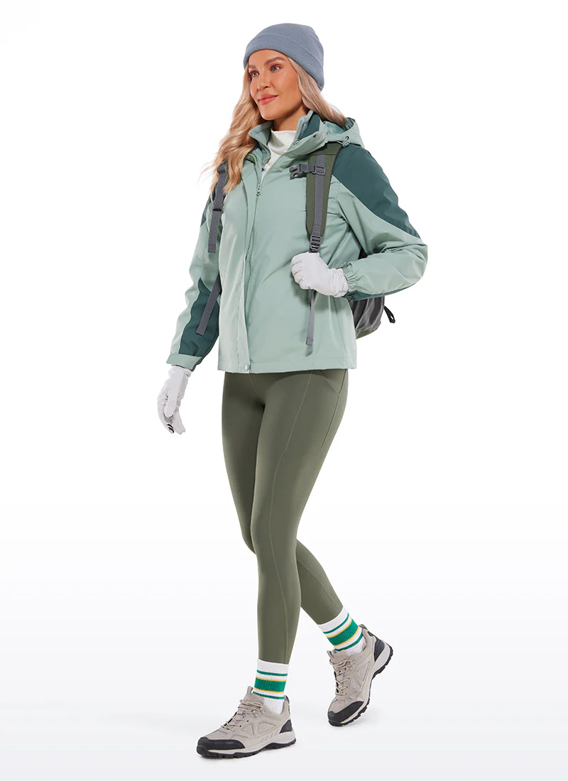 Fleece Lined Soft Pocket Legging 26.5" - Image 42