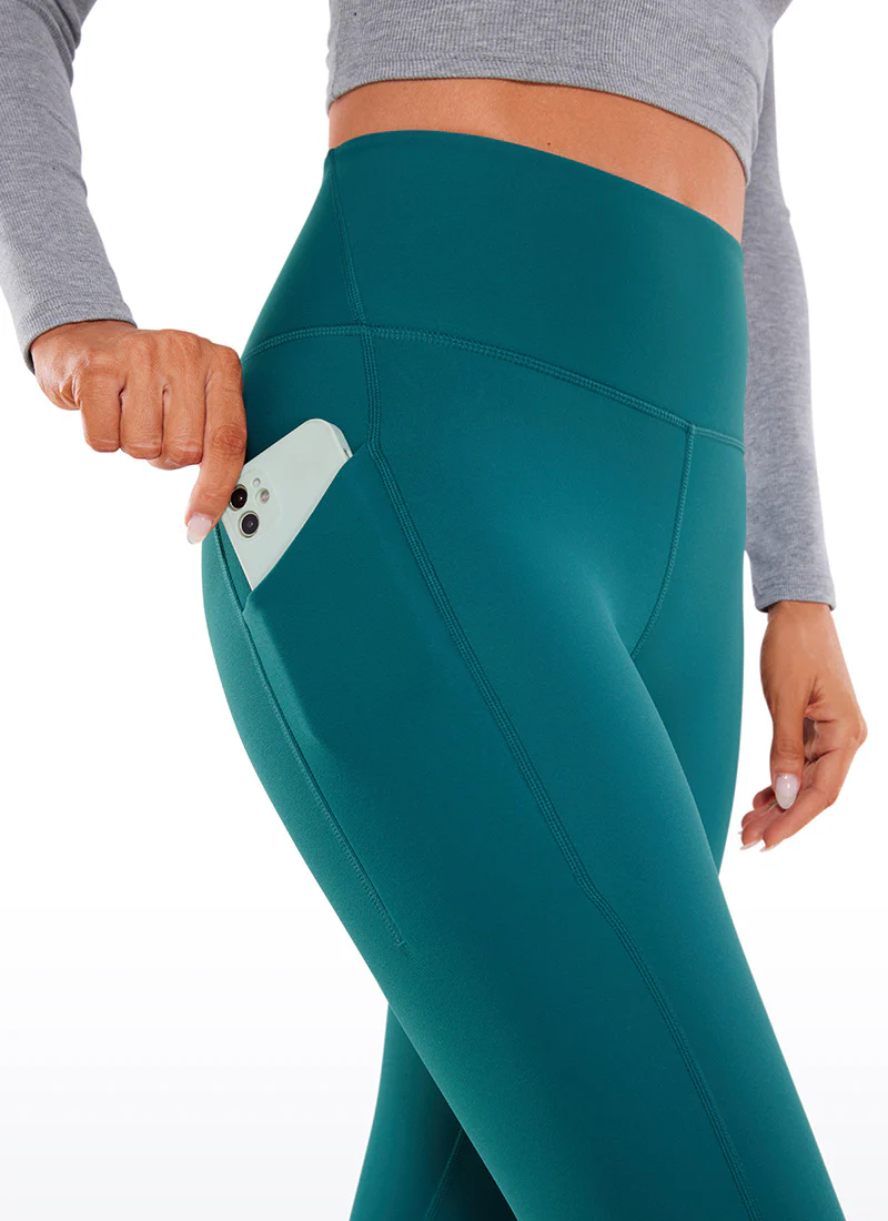 Fleece Lined Soft Pocket Legging 26.5" - Image 48