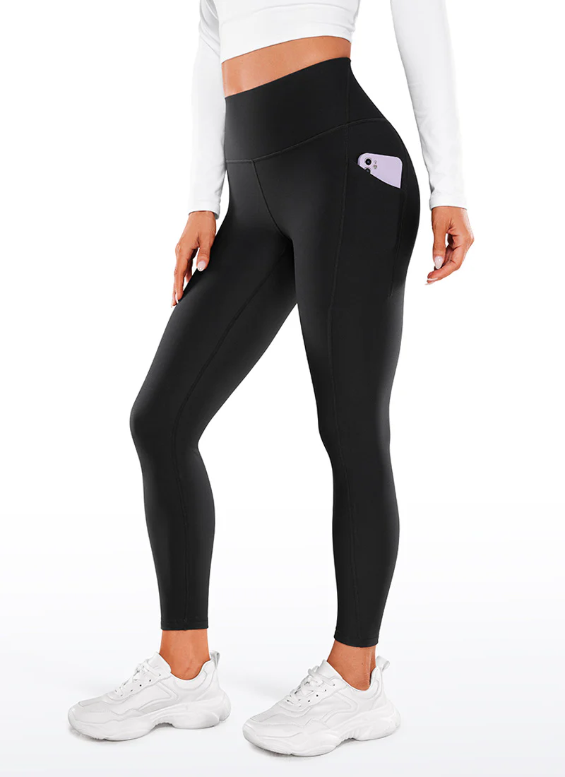 Fleece Lined Soft Pocket Legging 26.5" - Image 7