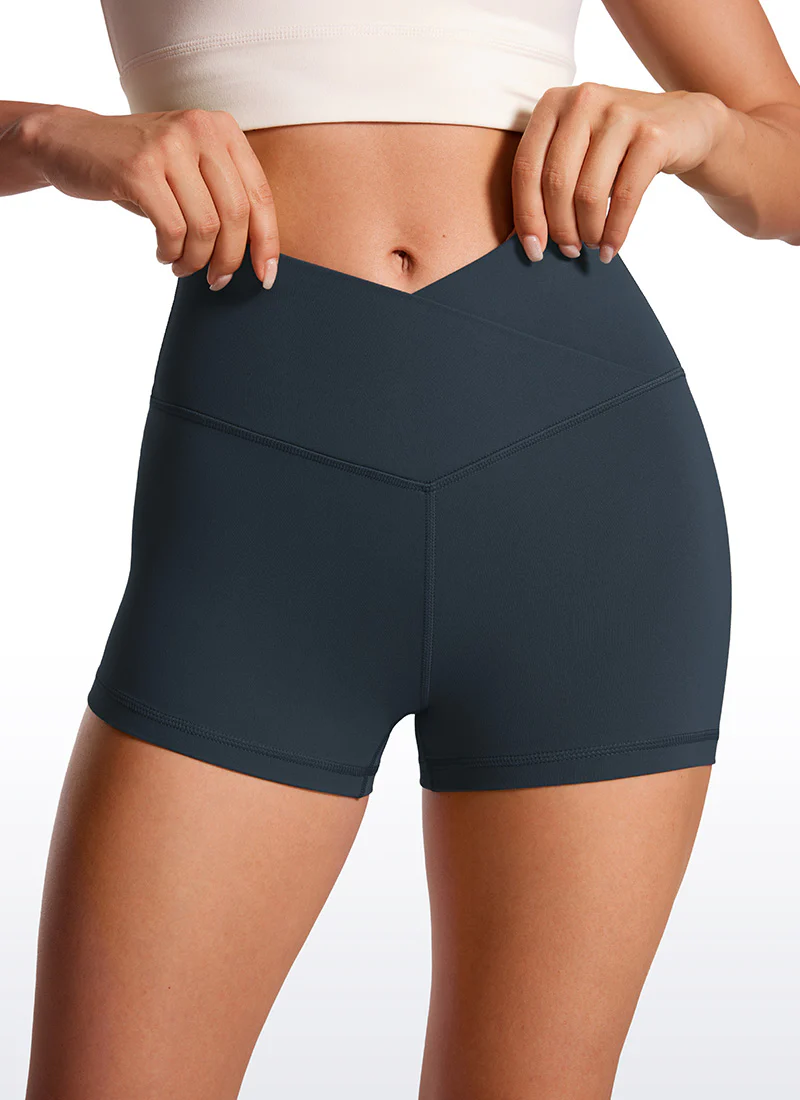 Butterluxe V Cross Waist Shorts 3" - Image 16