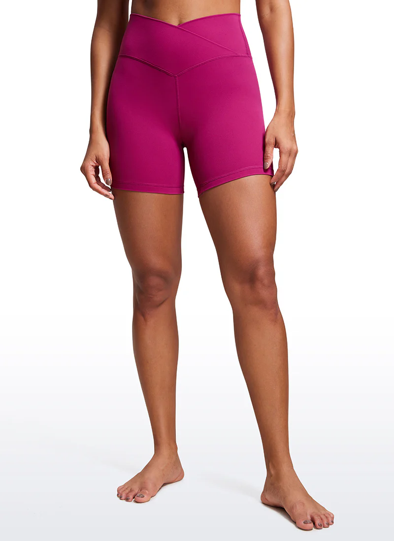 Butterluxe V Cross Waist Shorts 5"