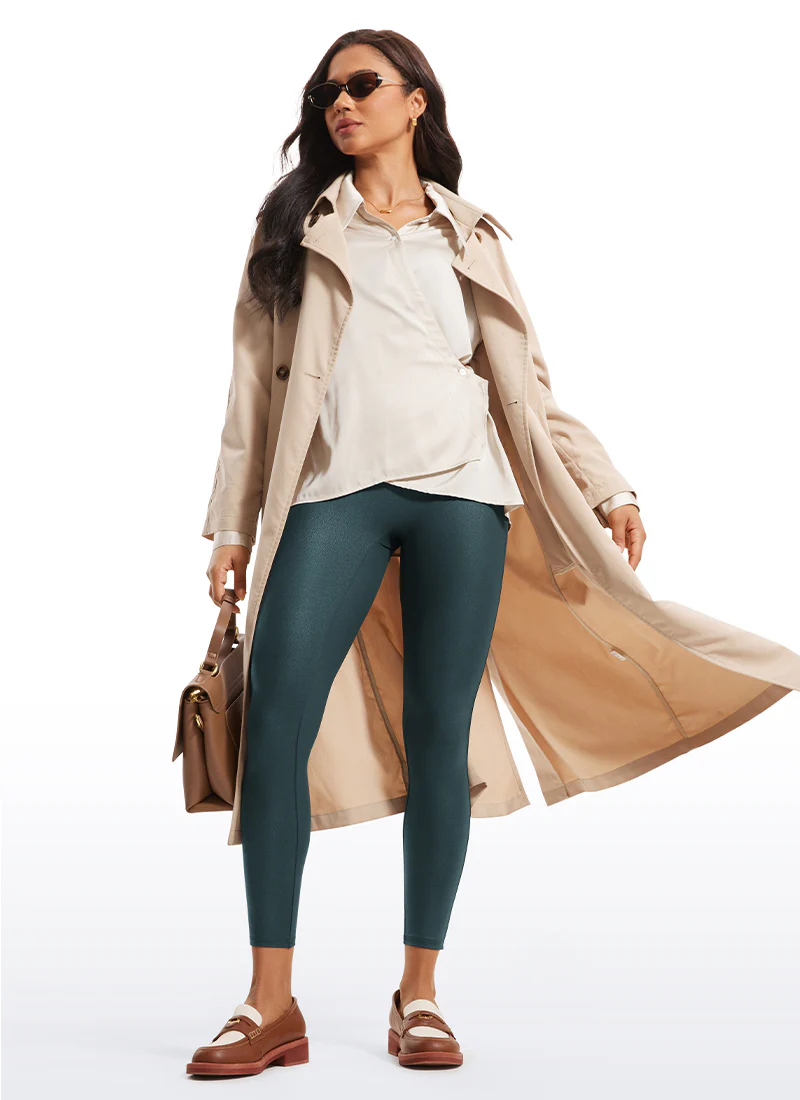 Faux Leather No Front Seam Legging 25'' - Image 18