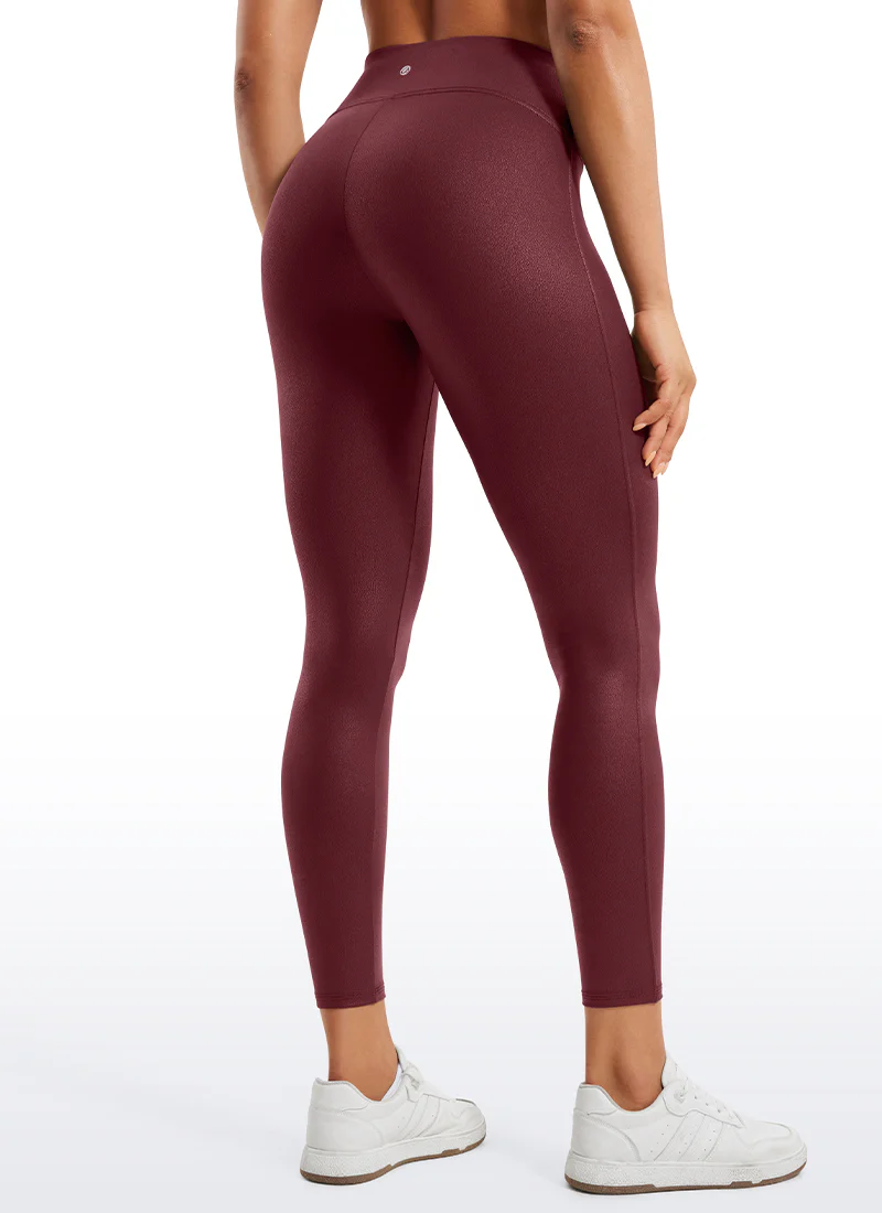Faux Leather No Front Seam Legging 25'' - Image 25