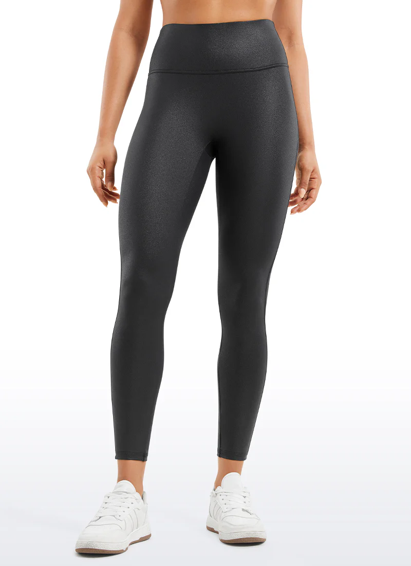 Faux Leather No Front Seam Legging 25'' - Image 5