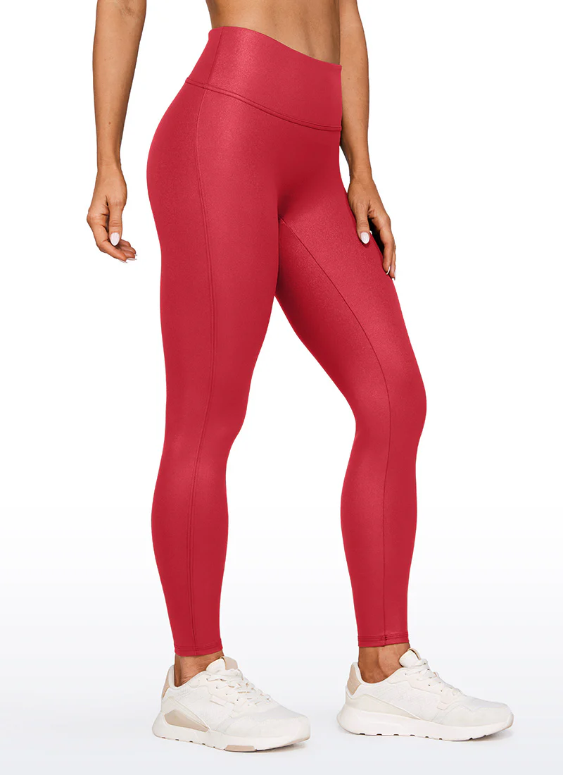 Faux Leather No Front Seam Legging 28'' - Image 9