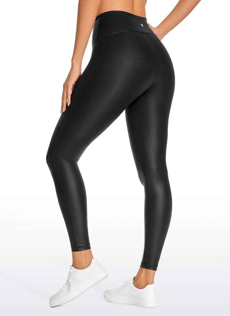 Faux Leather No Front Seam Legging 26.5'' - Image 2