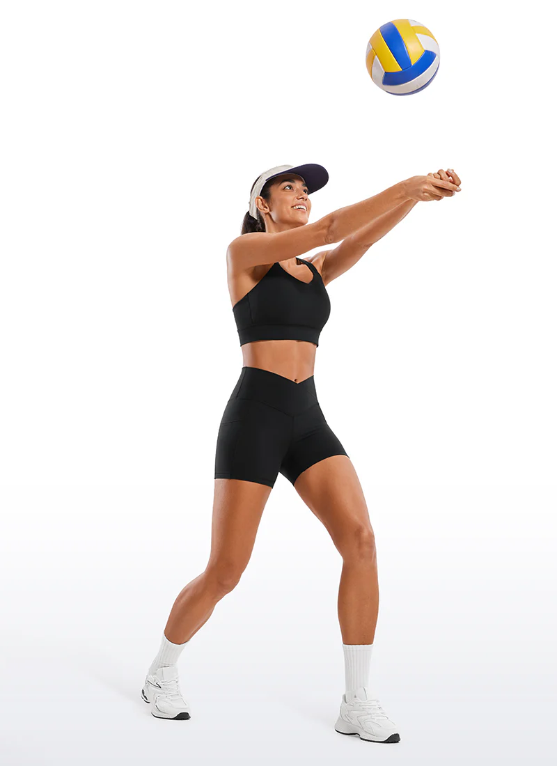 Butterluxe Yoga Pockets Shorts 4''- V Cross Waist - Image 18